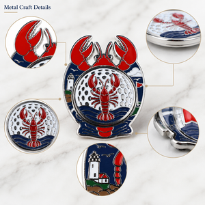 Marcador de Pelota de Golf Magnético Personalizado de 45 mm con Forma Irregular y Marcador Central Extraíble de 25 mm para Regalos de Torneo - Product Image 5