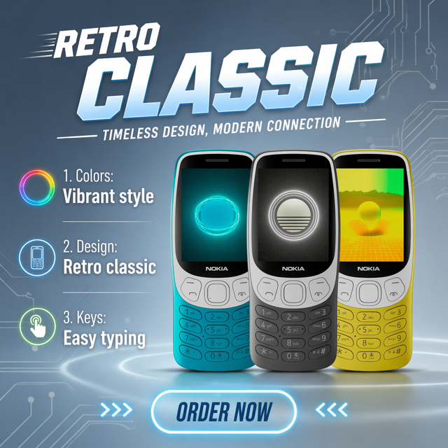 Good Quality Mobile Phone for 3210(2024 Version) 4G TFT Display Keypad Phone Wholesale