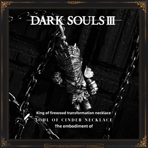 Collar con Colgante del Rey de Dark Souls III, Joyería de Plata 925, Estilo Gótico Clásico, Cadena de Bambú, Producto Oficial en Stock - Product Image 5
