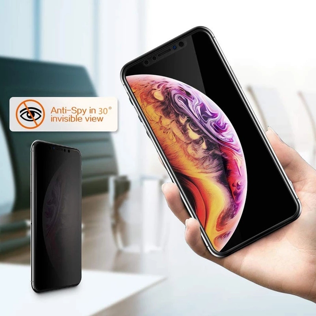 Privacy Screen Protector Tempered Glass Anti spy Screen Protector for Phone 11 12 13 14 15 16 Pro Max