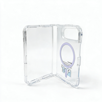 Coque de téléphone de luxe N52 magnétique puissante anti-chute antichoc transparente en TPU PC anti-jaunissement, vente en gros pour iPhone Duo