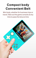 Console de jeu portable avec écran de 3,5 pouces, console de jeu vidéo intégrée avec plus de 1000 jeux d'arcade rétro, prise en charge de la sortie AV pour SFC
