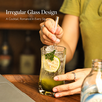 Verre à cocktail Highball épaissi en gros pour sodas, eaux gazeuses, cafés glacés – Personnalisation du logo pour bars