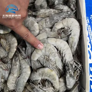 factory Good Price Good Supplier Frozen aquaculture Shrimp HOSO Prawn OEM Box Style Packaging Weight