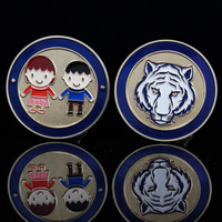 Pièce commémorative personnalisée LGC OEM ODM, pièce de défi Weber FOP Lodge 1, pièce souvenir en métal émaillé avec logo personnalisé