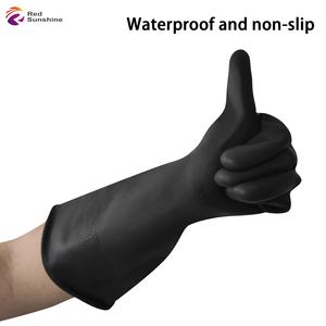 قفازات واقية من المطاط الصناعي للعمل اليدوي للأمان قفازات عمل مطاطية - Product Image 3