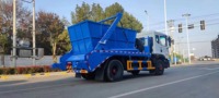Camion à ordures Dongfeng 4*2 à bras oscillant EURO 3, camion compacteur de déchets, prix des camions à ordures, camion compacteur de déchets 210 CV