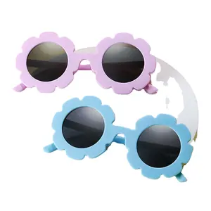 3109 occhiali da sole girasole per bambini moda multicolore nuovo PC anti-uv per bambini transfrontalieri