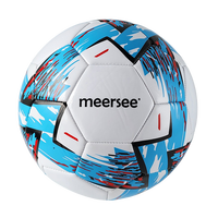 Ballon de football promotionnel personnalisé en PVC de haute qualité, cousu à la machine, taille 5, écologique, pour usage extérieur, avec vessie en caoutchouc personnalisée