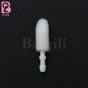 Beiqili Big TPEE Flocking Tip For Lip Gloss Applicator Disposable Lip Gloss Brush Head For Lip Makeup Tube