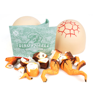Đồ Chơi Giáo Dục Trẻ Em Câu Đố 4D Lắp Ráp Phối Cảnh Khủng Long Mô Hình 48 Mô Hình Trứng Khủng Long - Product Image 4