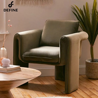 Nouveau style de fauteuil en bois massif de haute qualité pour le salon