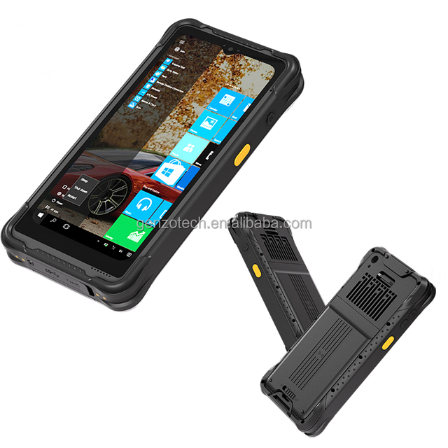 GENZO 6.5 Inch Rug PDAS 4G Barcode Scanner Handheld Terminals Rugged PDA Handheld Phone Barcode Scann