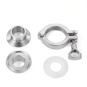 Zware Klem Sanitaire Pijp Aansluiten <span class=keywords><strong>3</strong></span> "Lassen Ronde Gesmede Single Pin Tri Klaver Lasbuis Fitting Ferrule - Product Image 2