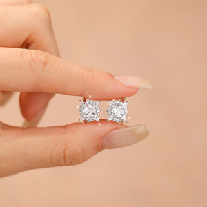 S925 Sterling <b>Silver</b> Sunflower Huggie Hoop Earrings Sparkling Zircon <b>Ear</b> <b>Cuff</b> Elegant Fine Jewelry For Women Wedding Party Gift - Product Image 3
