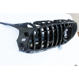Negro parachoques delantero parrilla para <span class=keywords><strong>Mercedes</strong></span>-<span class=keywords><strong>Benz</strong></span> C190 <span class=keywords><strong>AMG</strong></span> GT <span class=keywords><strong>AMG</strong></span> <span class=keywords><strong>2017</strong></span> + 2 - Product Image 4