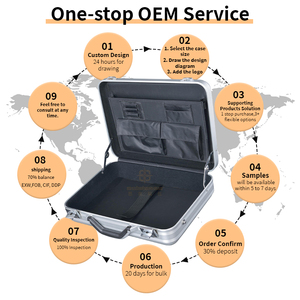 Valigetta Portautensili in Alluminio Personalizzata, Contenitore Rigido in Metallo per Attrezzi, Organizzatore per Utensili, Valigetta per Attrezzature - Product Image 6