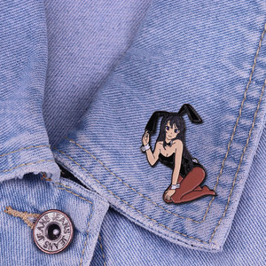 Broches de Aleación de Alta Calidad con Diseño de Anime 'A Rascal Cannot Dream of a Bunny Girl Senpai', Broches de Metal con Pintura Cloisonné - Product Image 4