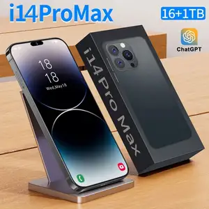 크로스 보더 휴대 전화 i14 프로 MAX 새로운 6.7 인치 대형 화면 5 백만 픽셀 올인원 안드로이드 8.1 스마트 폰 휴대 전화