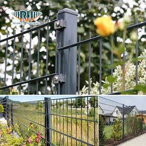 سياج أمان مزدوج الأسلاك 868 <span class=keywords><strong>656</strong></span> مطلي بالبودرة، شبكة سلكية مزدوجة ملحومة ومجلفنة، حصائر مزدوجة القضبان معتمدة من CE بارتفاع 8 أقدام - Product Image 2