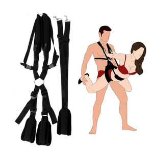 Nouvelle Balançoire <span class=keywords><strong>de</strong></span> Sexe pour Couples à Sangles <span class=keywords><strong>de</strong></span> Soutien Ajustables et Bretelles Lombaires, Kit <span class=keywords><strong>de</strong></span> Contention DIY pour Jeux Sexuels - Product Image 1