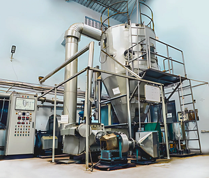 Sécheur par pulvérisation centrifuge automatique compact en acier inoxydable pour laboratoire de transformation alimentaire, haute productivité, économe en énergie - Product Image 3