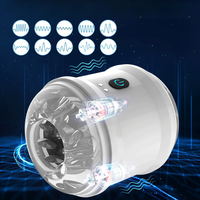 Masturbateur masculin 10 modes, recharge magnétique, OEM, marque privée, bien-être pour adultes, vente en gros, masturbateur vibrant pour hommes