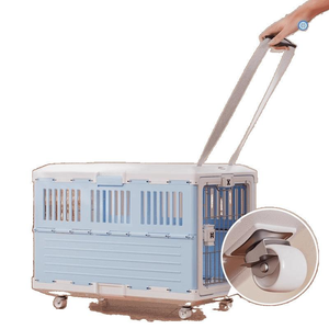 Sac à dos de <span class=keywords><strong>transport</strong></span> <span class=keywords><strong>pour</strong></span> animaux de compagnie, pliable, respirant, réglable, écologique, en plastique, motif solide, bouton, capacité de 15 kg, chiens, <span class=keywords><strong>chats</strong></span> - Product Image 5