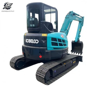 รถขุดขนาดเล็ก Kobelco55 มือสอง 5 ตัน บุ้งกี๋ 0.2 ลบ.ม. ของแท้จากญี่ปุ่น รถขุดก่อสร้างขนาดเล็ก ชั่วโมงการใช้งานต่ำ สภาพดี - Product Image 1