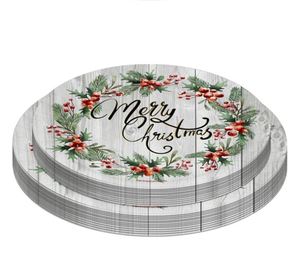 Disposal Paper <b>Plate</b> Pack Inches CMYK 9 Theme Party Decorations Christmas Holidays - Product Image 2
