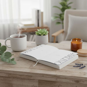Libro de Bebé con Cubierta de Lino Elegante y Premium con Impresión Personalizada, Regalo <span class=keywords><strong>para</strong></span> <span class=keywords><strong>Padres</strong></span> Primerizos con Fundas de Papel con Impresión Completa en Lámina - Product Image 2