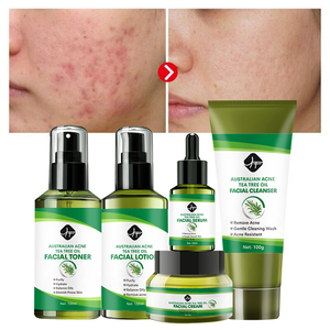 Yf Chống Mụn Trứng Cá Chăm Sóc Da Thiết Lập Loại Bỏ Mụn Trứng Cá & Mụn Với Trà Cây Dầu Nhãn Hiệu Riêng Mạnh Mẽ Hiệu Quả Chống Điều Trị Trên Khuôn Mặt Thiết Lập - Product Image 6