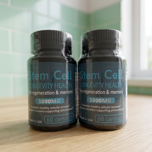 Cápsulas de Apoyo a los Células Madre Naturales con Logotipo Personalizado para el Apoyo Inmunológico y la Reparación en Adultos, Dosis de 1000 mg, 60 Cápsulas por Botella, Vida Útil de 24 Meses - Product Image 3