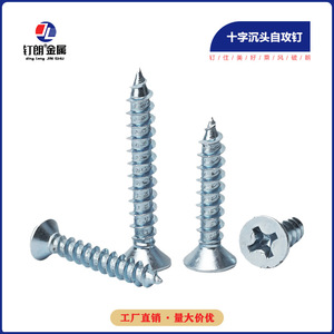 Ding Lang สกรูยึดตัวเอง M3 M4 M6 M5ฟิลลิปส์หัวสังกะสีชุบโลหะใช้ - Product Image 1