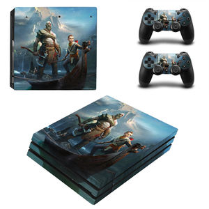 สติ๊กเกอร์ไวนิลหุ้มเต็มตัวสำหรับตกแต่งเครื่องเล่นเกม PlayStation 4 <span class=keywords><strong>PS4</strong></span> Pro และจอยคอนโทรลเลอร์ ดีไซน์วิดีโอเกมแบบกำหนดเองได้ - Product Image 1