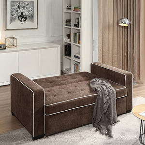 <span class=keywords><strong>Sofá</strong></span> de tela de doble uso, <span class=keywords><strong>cama</strong></span> de almacenamiento multifuncional moderna para dormitorio de Hotel o apartamento para sala de estar pequeña - Product Image 4