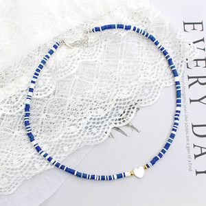 6Mm Hỗn Hợp Màu Xanh Trắng Thông Tư Đất Sét <span class=keywords><strong>Polymer</strong></span> Tự Làm Handmade Vòng Cổ Vòng Tay Thủ Công Mỹ Nghệ Phụ Kiện Sản Xuất Đồ Trang Sức - Product Image 3