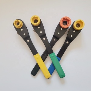 <span class=keywords><strong>Llave</strong></span> de carraca de liniero de extremo de enchufe cuadrado <span class=keywords><strong>doble</strong></span> 7/8 pulgadas x 3/4 pulgadas Longitud total 13 pulgadas - Product Image 4