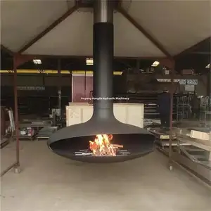 屋内暖房薪燃焼壁掛け吊り下げ式暖炉