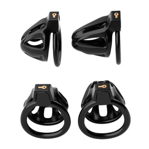 ABS目に見えないペニスケージチャスティティロックセットコック拘束装置性玩具用 - Product Image 1