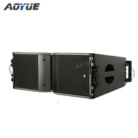 Enceinte portable Ka210 Pa pour événements, système Line Array double 10 pouces, avec flight case 2-en-1/3-en-1/4-en-1 en option et loquets Penn Elcom