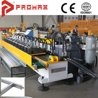 Machine automatique de formage à froid de profilés en T pour plafonds, machine de fabrication de barres en T en acier galvanisé