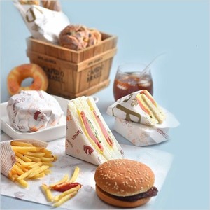 Custom Deli Paper Sheets Printed Food Wrapping Rolls Greaseproof paper