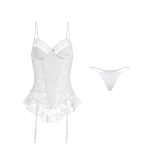 Pyjama d'été pour femme, longueur genou, lingerie sexy, nuisette moulante à décolleté plongeant et dos ajouré, séchage rapide, respirante, robe de nuit - Product Image 6