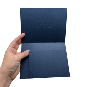 Nhà máy sản xuất tùy chỉnh không thấm nước A4 dập nổi giấy các tông văn phòng tập tin thư mục trình bày - Product Image 3