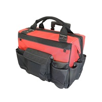 Sac fourre-tout organisateur de stockage d'électriciens Portable avec poignée télescopique sac à outils roulant étanche avec boîtier PC à roues