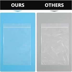 Bolsas pequeñas de plástico con cierre hermético de 3" x 4" y 2 milésimas de pulgada, transparentes y resellables para guardar joyas - Product Image 5