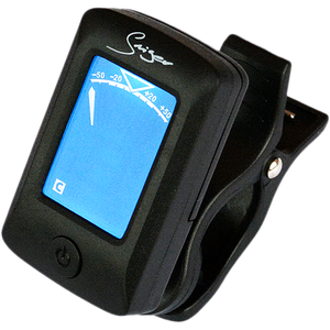 Afinador digital cromático Stry con clip para guitarra, bajo, violín, ukelele, batería incorporada, acabado mate, plástico - Product Image 1