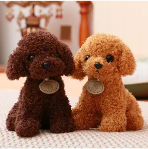 Realistisch weich Welpen-Teddy Hund gefüllte Tierspielzeuge Kinder günstige Geschenke Klauenmaschine Puppen