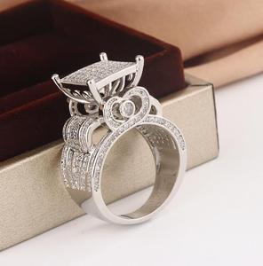 USA Trendy Heart Shinning <strong>Ring</strong> 14k Luxury Men Women Gemstone <strong>Ring</strong> for <strong>Girls</strong> Fashion Jewelry Party Wedding <strong>Rings</strong> for Men - Product Image 2